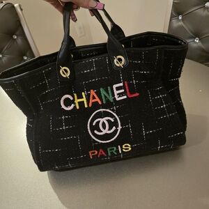 CHANEL Tweed Tote